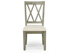 Mor Furniture Seating For 6|Dining Room Sets|Telluride Dining Table & 6 X-Back Chairs In Driftwood