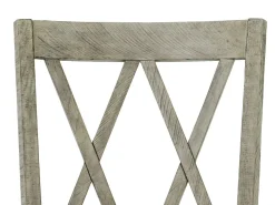 Mor Furniture Seating For 6|Dining Room Sets|Telluride Dining Table & 6 X-Back Chairs In Driftwood