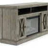Mor Furniture Fireplace Tv Stands|Fireplaces|Telluride Fireplace Console In Driftwood