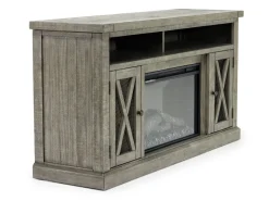 Mor Furniture Fireplace Tv Stands|Fireplaces|Telluride Fireplace Console In Driftwood
