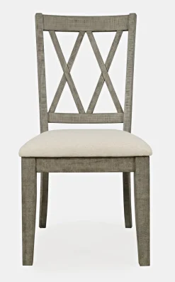 Mor Furniture Seating For 4|Round Dining Sets|Telluride Round Dining Table & 4 Chairs In Driftwood