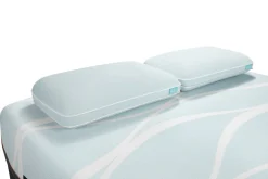 Mor Furniture Pillows|Tempur-Pedic Breeze Pro-Hi Cooling Pillow In White, Eastern King