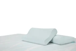 Mor Furniture Pillows|Tempur-Pedic Breeze Pro-Hi Cooling Pillow In White, Eastern King