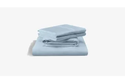 Mor Furniture Sheets & Pillowcases|Sheets & Pillowcases|Tempur-Pedic Luxe Egyptian Sheets In Silver Mist, Twin