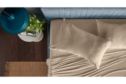 Mor Furniture Sheets & Pillowcases|Sheets & Pillowcases|Tempur-Pedic Rayon Sheets In Sandstone, Twin