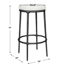Mor Furniture Barstools|Thayer Outdoor Barstool In Bronze