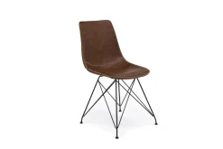 Mor Furniture Dining Chairs|Theo Side Chair In Leather Slate