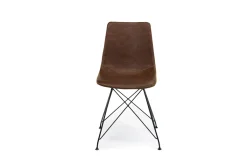 Mor Furniture Dining Chairs|Theo Side Chair In Leather Slate