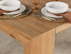 Mor Furniture Seating For 6|Transformer Table Dining Sets|Transformer Extendable Dining Table, 4 Chairs & Bench In Scandinavian Oak