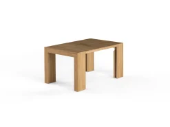 Mor Furniture Seating For 6|Transformer Table Dining Sets|Transformer Extendable Dining Table, 4 Chairs & Bench In Scandinavian Oak