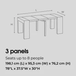 Mor Furniture Seating For 4|Transformer Table Dining Sets|Transformer Extendable Dining Table & 4 Chairs In Scandinavian Oak