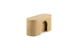 Mor Furniture Seating For 6|Round Dining Sets|Transformer Round Extendable Dining Table, 4 Chairs & Bench In Scandinavian Oak
