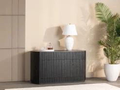 Mor Furniture Sideboards, Buffets & Hutches|Transformer Round Server In Scandinavian Oak