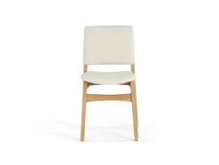 Mor Furniture Dining Chairs|Transformer Stackable Side Chair In Scandinavian Oak & Creamy