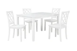Mor Furniture Dining Chairs|Trellis Side Chair In White