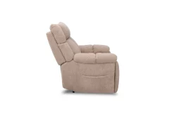 Mor Furniture Recliners|Tucker 2 Power Theater Recliner W/ Immersive Sound In Light Brown