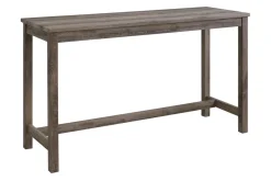 Mor Furniture Counter Height Dining Sets|Turner Counter Height Sofa Bar Table W/ 3 Stools In Gray