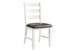 Mor Furniture Seating For 2|Dining Room Sets|Tuttle Dining Table & 2 Chairs In White