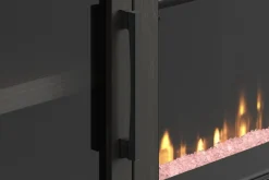 Mor Furniture Fireplace Tv Stands|Fireplaces|Tybee Fireplace Console In Black, 85 Inch