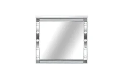Mor Furniture Vanities & Mirrors|Valentino Vanity & Mirror In Silver