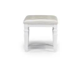 Mor Furniture Vanities & Mirrors|Valentino Vanity, Mirror & Stool In Silver