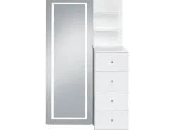Mor Furniture Vanities & Mirrors|Vancouver Vanity & Mirror In White