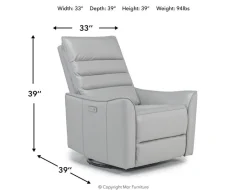 Mor Furniture Recliners|Vasco Power Recliner In Waldrup Mink