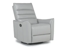 Mor Furniture Recliners|Vasco Recliner In Dallas Light Gray Leather