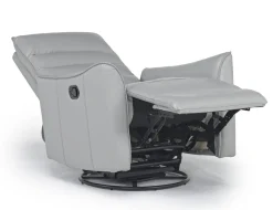 Mor Furniture Recliners|Vasco Recliner In Dallas Light Gray Leather