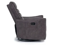 Mor Furniture Recliners|Vasco Recliner In Dallas Light Gray Leather