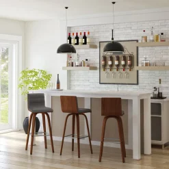 Mor Furniture Barstools|Viena Barstool In Gray