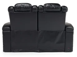 Mor Furniture Reclining Loveseats|Reclining Sofas|Viper 2 Power Loveseat In Black