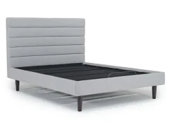 Mor Furniture Adjustable Foundations|Vista Upholstered Adjustable Foundation Bed In Charcoal, Full