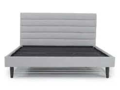 Mor Furniture Adjustable Foundations|Vista Upholstered Adjustable Foundation Bed In Charcoal, Full