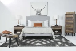 Mor Furniture Adjustable Foundations|Vista Upholstered Adjustable Foundation Bed In Charcoal, Full
