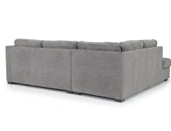 Mor Furniture Sleeper Sofas|Sectionals|Vivian Full Pullout Sofa Sleeper Tux Chaise In Gray, Left Facing Gray Vif