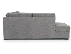 Mor Furniture Sleeper Sofas|Sectionals|Vivian Full Pullout Sofa Sleeper Tux Chaise In Gray, Left Facing Gray Vif