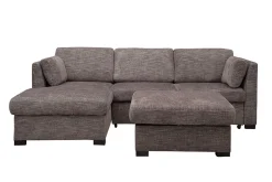 Mor Furniture Sleeper Sofas|Sofas|Vivian Full Pullout Sofa Chaise In Gray Fabric, Left Facing Gray Vif