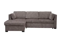 Mor Furniture Sleeper Sofas|Sofas|Vivian Full Pullout Sofa Chaise In Gray Fabric, Left Facing Gray Vif