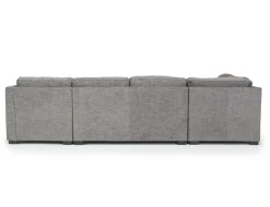 Mor Furniture Sleeper Sofas|Sectionals|Vivian Full Pullout Tux Chaise Sectional W/ Storage In Gray, Left Facing