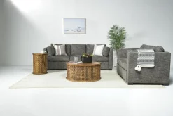 Mor Furniture Sleeper Sofas|Sofas|Vivian Queen Sleeper Sofa In Gray Fabric Gray Vif
