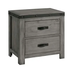 Mor Furniture Bedroom Sets|Wade Panel Bed, Dresser, Mirror & Nightstand In Gray, Queen