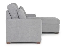 Mor Furniture Sofas|Waitsfield Full Pullout Sofa Chaise In Gray, Left Facing