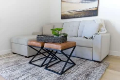 Mor Furniture Sofas|Waitsfield Full Pullout Sofa Chaise In Gray, Left Facing