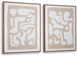 Mor Furniture Wall Art & Accents|Waldett Abstract Wall Art, Set Of 2