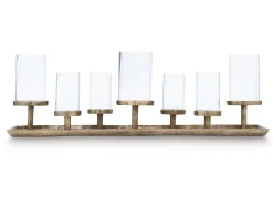 Mor Furniture Candle Holders|Wallmond Candleholders In Antique Brass