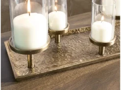 Mor Furniture Candle Holders|Wallmond Candleholders In Antique Brass