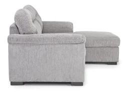 Mor Furniture Sofas|Wanda Full Pullout Sofa Chaise In Gray, Left Facing
