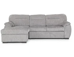Mor Furniture Sofas|Wanda Full Pullout Sofa Chaise In Gray, Left Facing