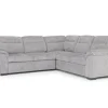 Mor Furniture Sleeper Sofas|Sectionals|Wanda Full Tux Sleeper Sectional W/ Storage In Gray, Right Facing
